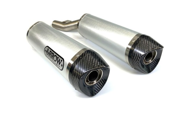 Scarico ARROW DARK THUNDER per Kawasaki Z 1000 (10-)