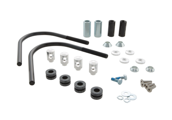 Materiale di montaggio Flyscreen per Vespa GTS/GTS Super/GT/GT L 125-300cc, nero