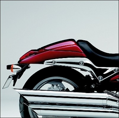 Copertura passeggero, rosso scuro per Suzuki M1500 BJ. 2009-2010