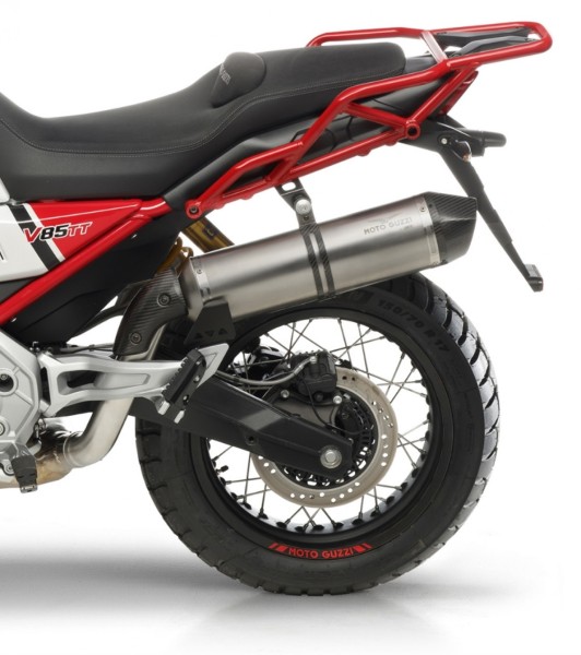 Silenziatore Slip-On ARROW per Moto Guzzi V85 TT - Euro 4