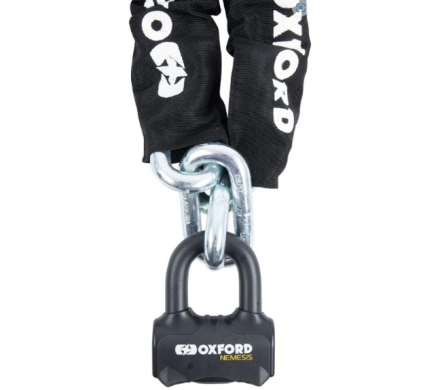 Blocco a catena Oxford Nemesis 16 mm con catena da 1,2 m