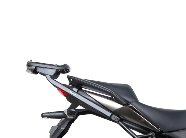 Portapacchi Shad Top Case verniciato nero per Kawasaki KLE 650 Versys (10-14)