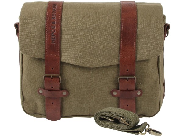 Borsa per corriere LEGACY L verde per portapacchi C-Bow Hepco & Becker