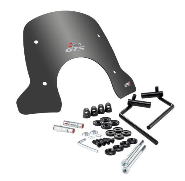 Parabrezza FACO per Vespa GTS /GTS Super 125/300cc (`23-), colorato