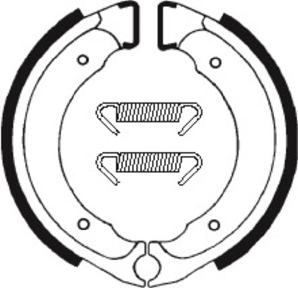 Ganasce freno organiche Tecnium Scooter/ATV - BA101