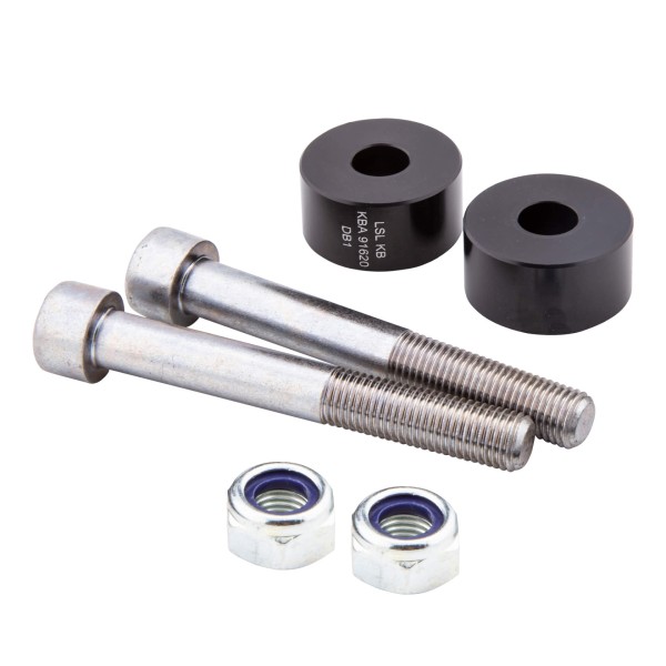 LSL Klemmbockerhöhung 15 mm, Schraubenlänge 85 mm, schwarz
