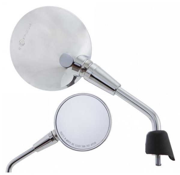 Specchio Shorty cromato destro, sinistro per Vespa Primavera 50-150ccm 2T/​4T / ​GTS HPE 50-300ccm