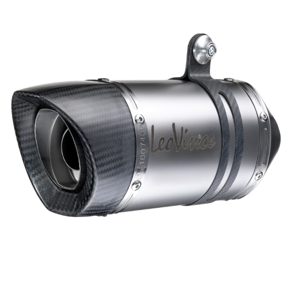 Scarico LeoVince LV Pro, inox, Slip On per Honda X-ADV (Bj.17-19)