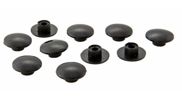 Copri bullone ruota anteriore o posteriore, nero