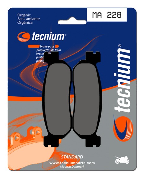 Pastiglie freno organiche Tecnium Street - MA228