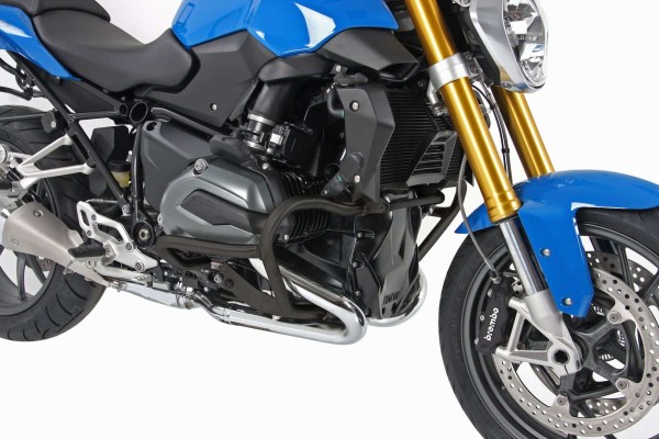 Protezione motore nera per BMW R 1200 R LC (15-18) Hepco & Becker