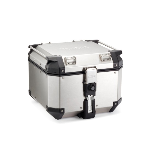 Baule in alluminio color argento per modelli Yamaha – originale