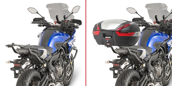Porta bauletto per Yamaha MT-07 Tracer (Bj.16-18) Givi