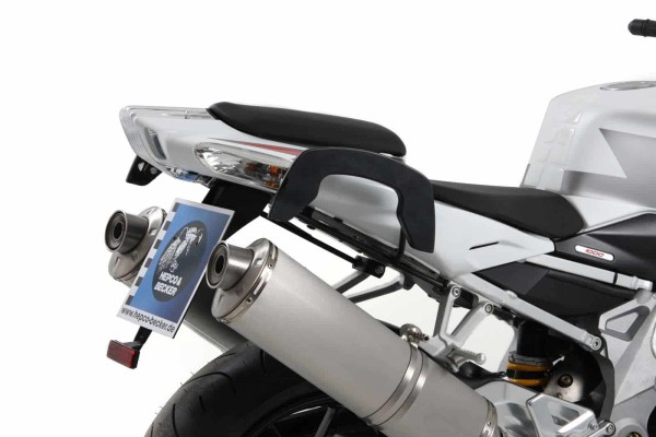 Portapacchi laterale C-Bow nero per Aprilia Tuono 1000 R /Factory (09-11) Hepco & Becker