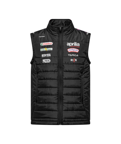 Gilet Aprilia Racing Team 2026 da uomo, nero