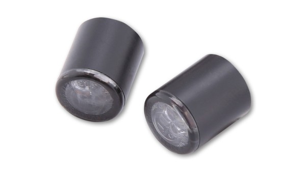 HIGHSIDER pro Proton Modulo LED luce posteriore, luce freno, indicatore di direzione nero/tinta 3in1, omologato E (coppia)