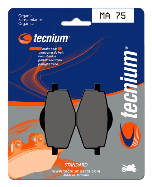 Pastiglie freno organiche Tecnium Street - MA75