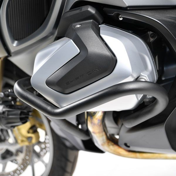 Barra di protezione inferiore per BMW R 1250 RT, acciaio, nero