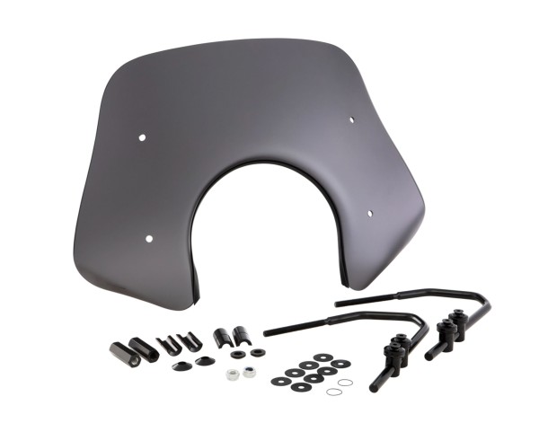 Cupolino Piccolo per Vespa GTS/​GTS Super/​​GT/​GT L 125-300ccm, nero opaco