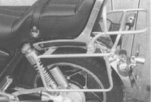 Portapacchi tubolare e portavaligie laterale cromato per Honda VF 750 Custom (82-84)