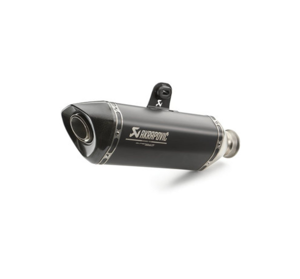 Sistema di scarico Akrapovic Slip-On LINE nero per 1290 Super Duke R / GT