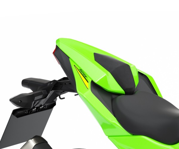 Coprisella passeggero 51P GRN Candy Lime Green per Kawasaki Ninja /Z 125