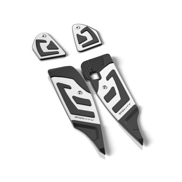 Estensione Pad Per Cavalletto Laterale Per Yamaha Tricity 300 | Piastra Allargata In Alluminio CNC | Antiaffondamento Per Asfalto E Fango - 2
