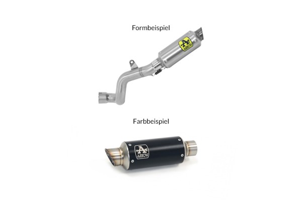 ARROW Racing-Auspuff DARK GP2 für Honda CBR1000RR 2014- aus Edelstahl