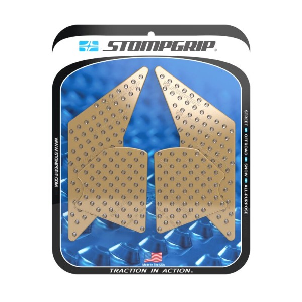 Stompgrip Tank Pad klar, Volcano, Streetbike Tank Kit für Yamaha, Tenere 700, 2021-2025