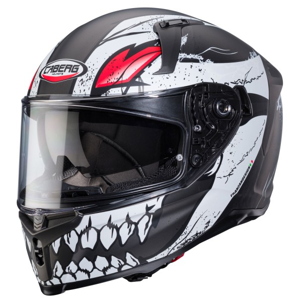 Caberg casco Avalon X Punk grigio opaco/nero rosso