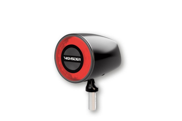HIGHSIDER pro Rocket Classic Luce posteriore a LED nera/tinta (1 pezzo)