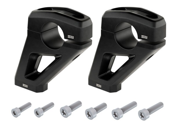 Riser manubrio H=30 mm con offset posteriore di 26 mm per BMW R 12 G/S (25-) Hepco & Becker