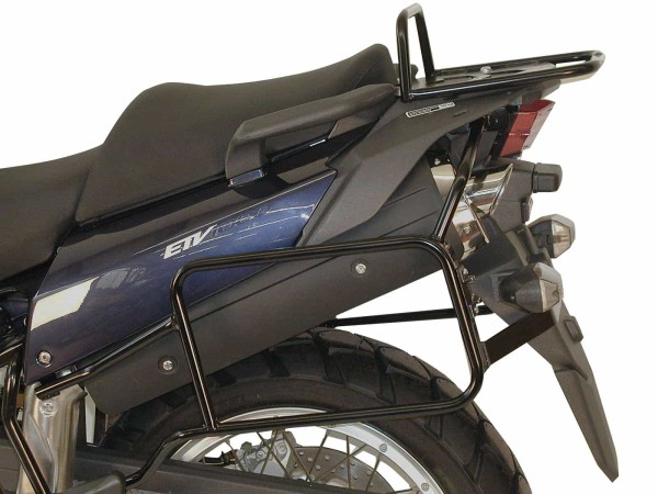 Portapacchi tubolare Topcase nero per Aprilia Caponord ETV 1000 (01-07)
