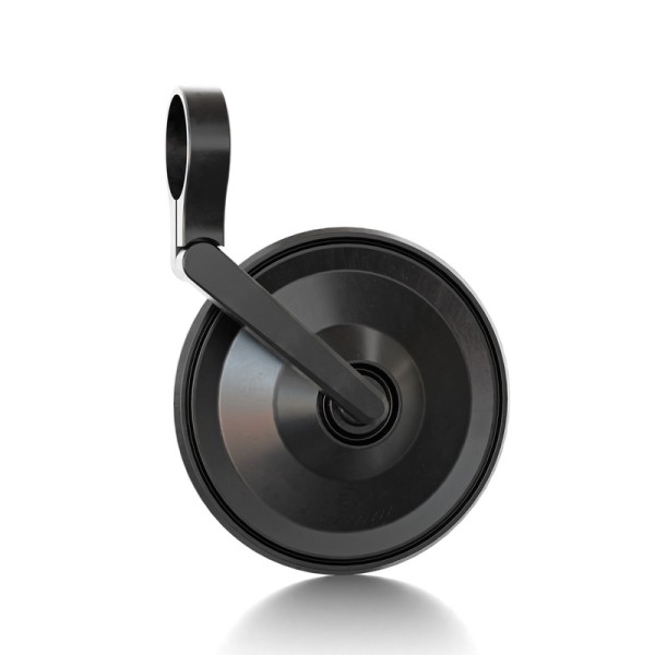 HIGHSIDER Specchio intelligente per manubrio Circula-S nero corto (1pz)