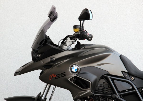 Cupolino da turismo Vario "VT" MRA, grigio fumo per BMW F 700 GS, tutti gli anni di costruzione