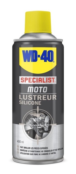 WD-40 Specialist® Lucidante al silicone per moto - Spray 400ml