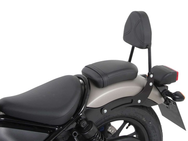 Sissybar senza portapacchi nero per Honda CMX 500 Rebel (17-)