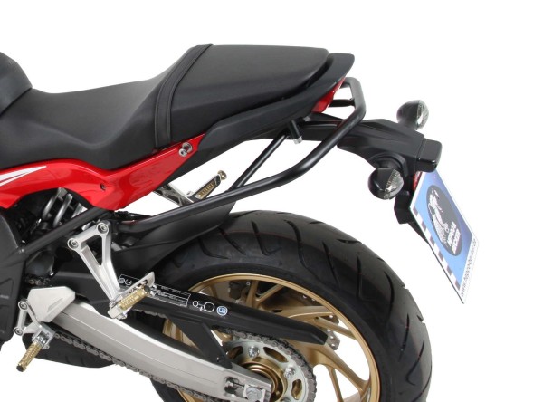 Barra di protezione posteriore nera per Honda CB 650 F (14-18) Hepco & Becker
