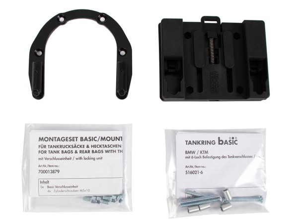 Anello serbatoio di base incl. unità di bloccaggio borsa serbatoio per BMW K 1200 S (04-08) Hepco & Becker
