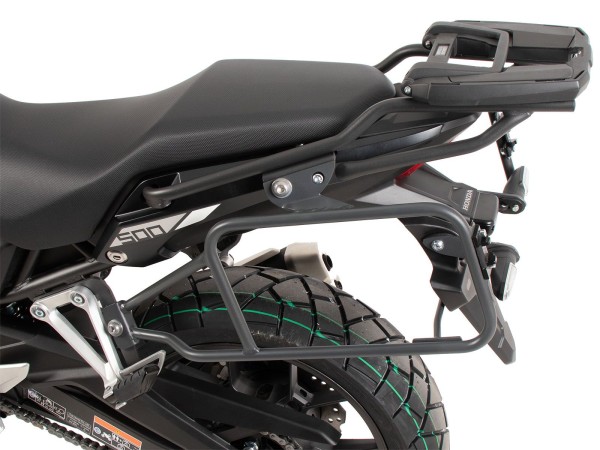 Portavaligie laterale Lock-it antracite per Honda NX 500 (24-) Hepco & Becker