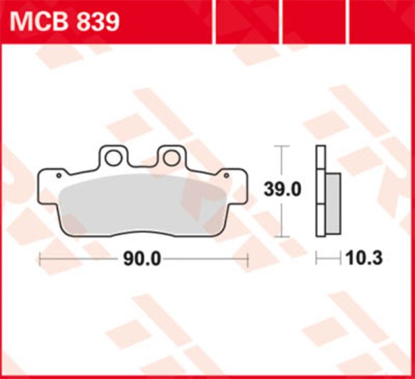 Tampone TRW Lucas Racing MCB816SRQ