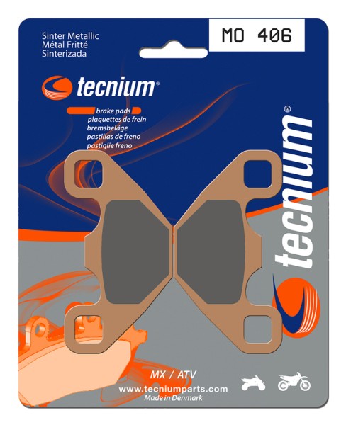 Pastiglie freno Tecnium MX/ATV in metallo sinterizzato - MO406