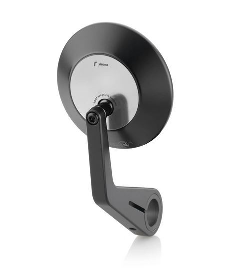 Specchietto da manubrio RIZOMA ECCENTRICO per Vespa destra o sinistra, nero/argento