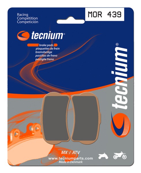 Pastiglie freno Tecnium Racing MX/ATV in metallo sinterizzato - MOR439