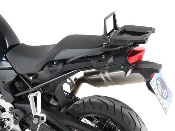 Porta bauletto Alurack nero per BMW F 850 GS Hepco & Becker