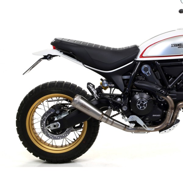 ARROW Auspuff PRO-RACE für Ducati Scrambler 800 2017-, Titan