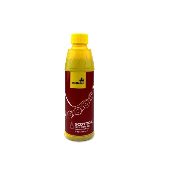 Scottoiler Lubrificante rosso ad alta temperatura per sistemi di lubrificazione a catena - flacone da 250 ml