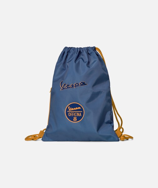 Borsa da palestra Vespa/zaino Officina 8 blu