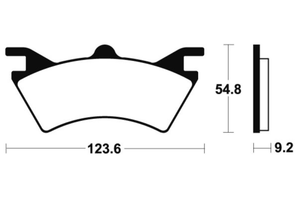 Pastiglie freno Tecnium Racing MX/ATV in metallo sinterizzato - MOR257