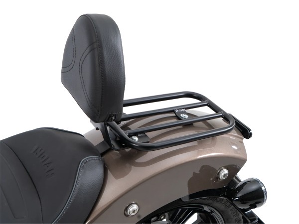 Solorack con schienale nero per Indian Scout Bobber 1250 (25-) Hepco & Becker